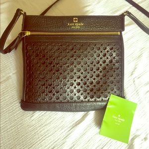 Kate Spade ♠️ Perri Lane Bubbles Black Crossbody