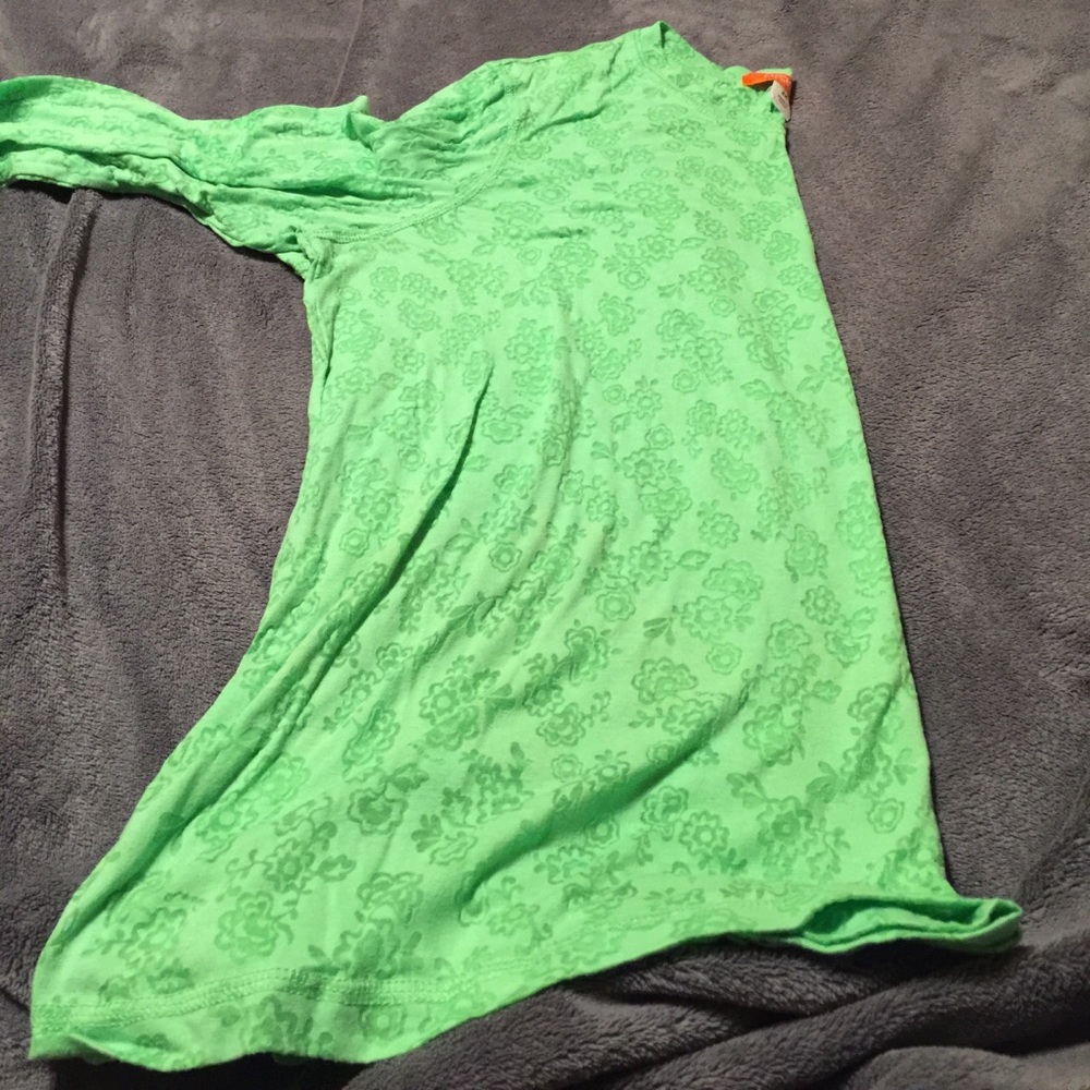 Green scrub undershirt