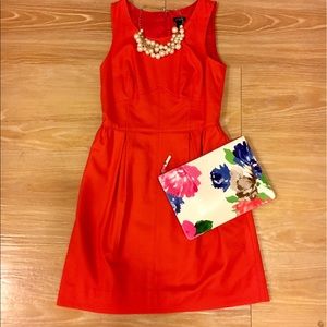 J. CREW 🌟 bright red mini dress!