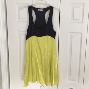 FINAL SALE! GLAM black and neon yellow dress