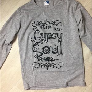 Boho long sleeve top