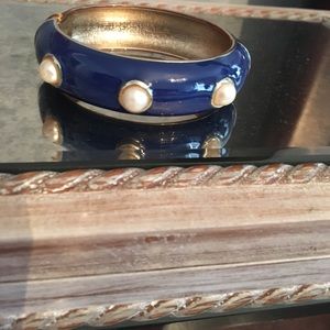 Blue Pearl Bangle