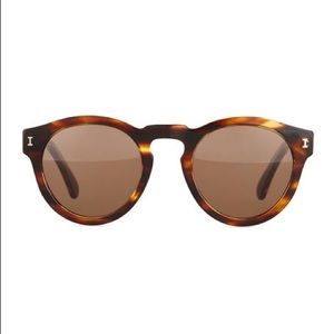 Illesteva Leonard Round Sunglasses - Sand