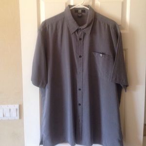 Marithe Francois Girbaud Grey Button Down Shirt