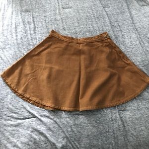 American Apparel corduroy circle skirt