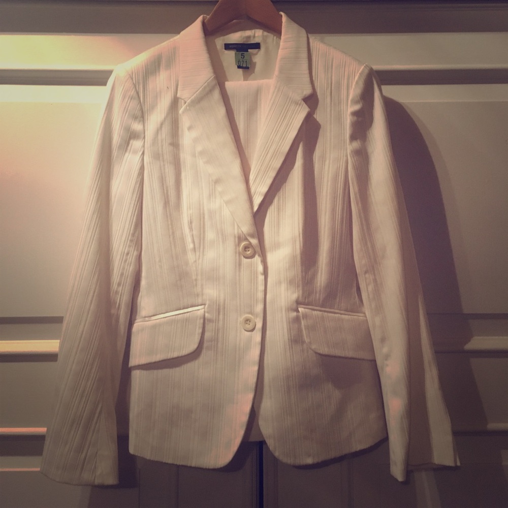 Kenneth Cole Suit White