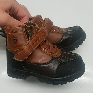 Toddler size 6 boots. U.S. Polo Assn.