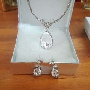 Beautiful Crystal and Earrings