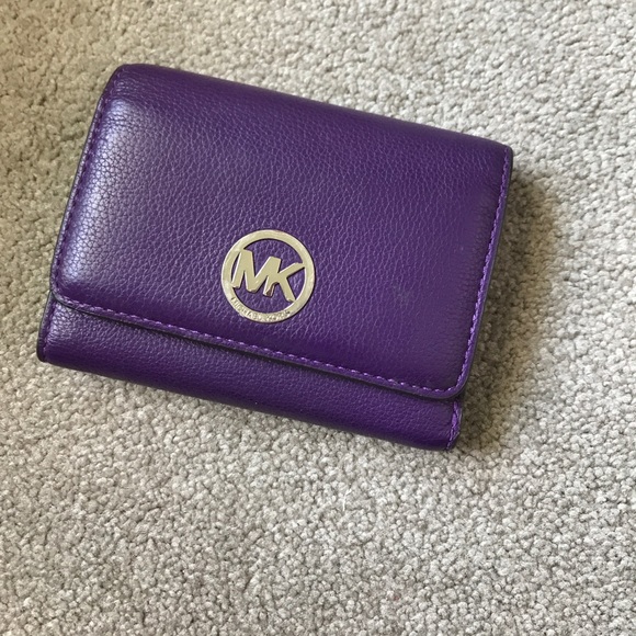 Michael Kors Handbags - MICHAEL KORS Purple Wallet