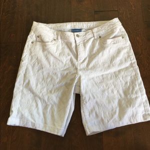 White Vera wang shorts