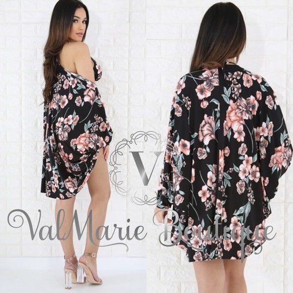 📍CLEARANCE 📍Floral Bikini & Cardigan Set - Picture 5 of 8