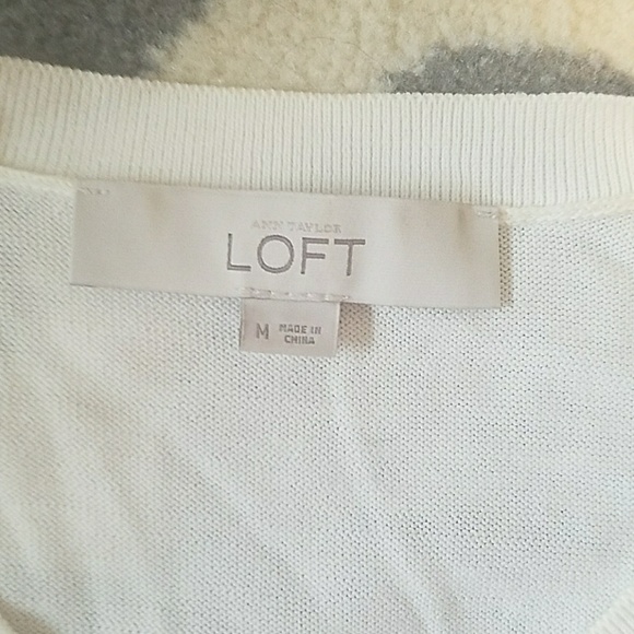 Beige LOFT cardigan - Picture 3 of 3