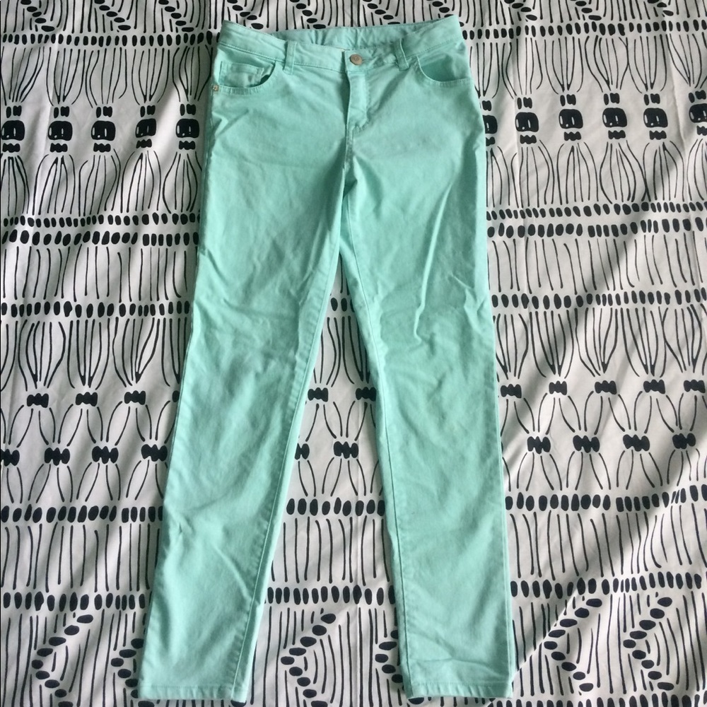 Cherokee Brand Mint Khakis for Girls