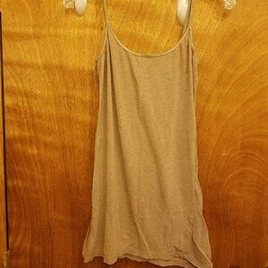Tan spaghetti strap tank top