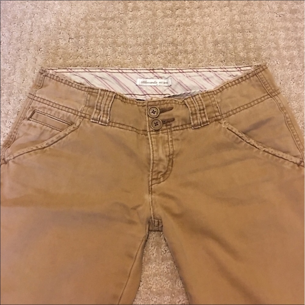 Abercrombie and fitch khaki pants size 2