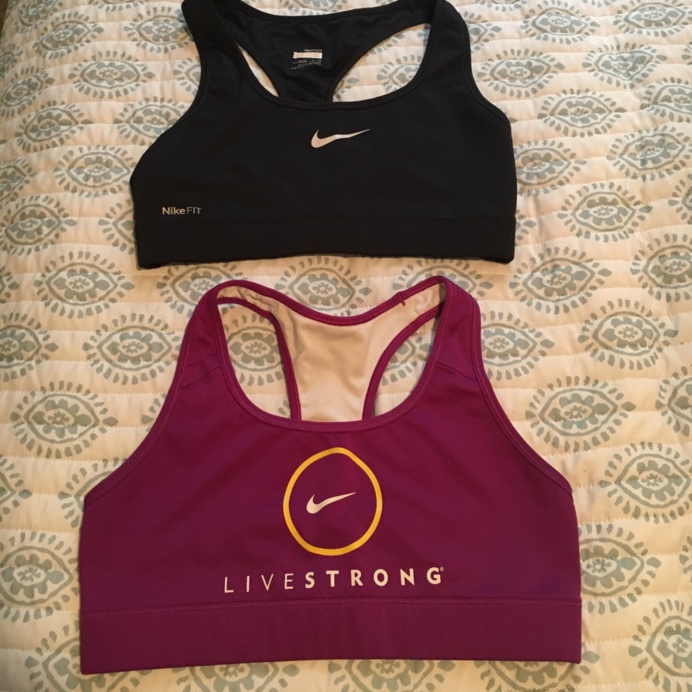 Set of 2 small Nike dry fit bras