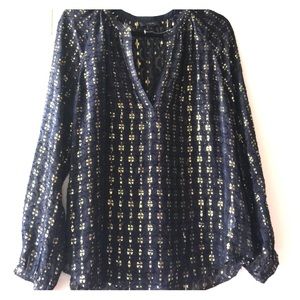 Blue with gold details tunic