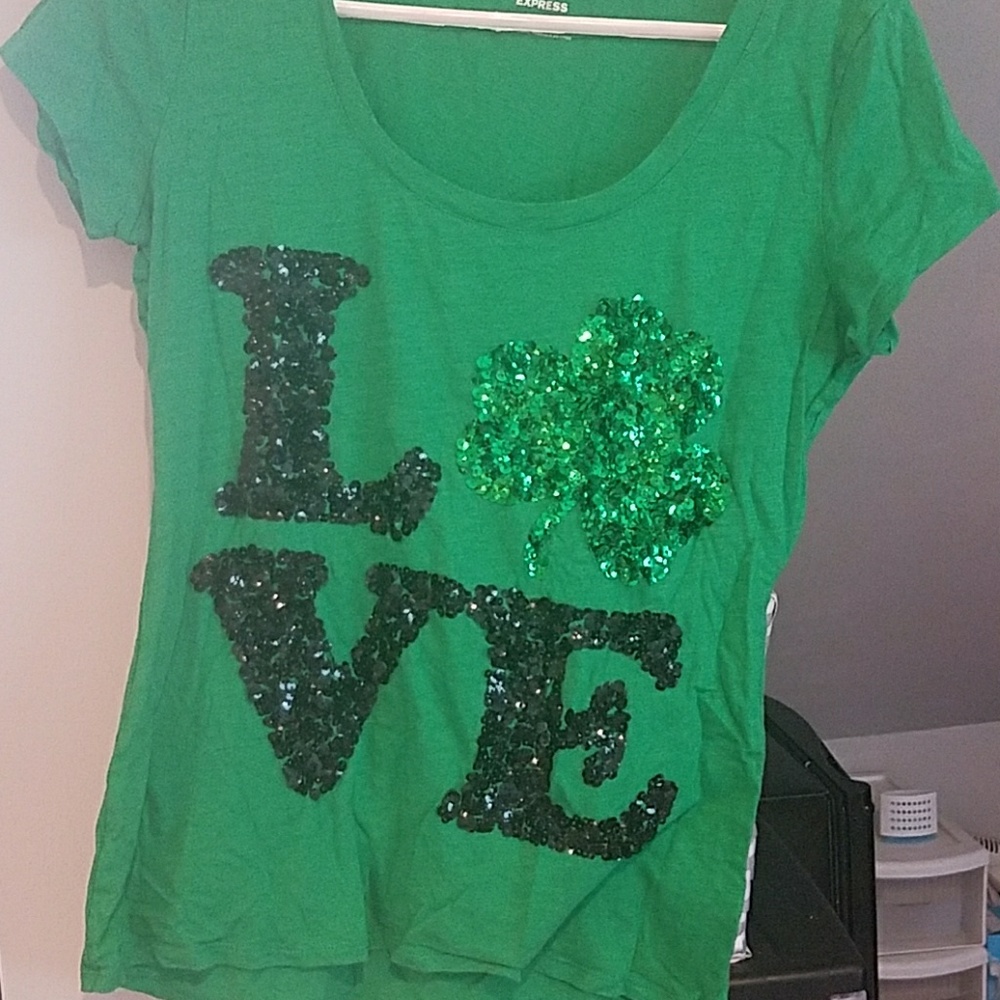 Express St Patricks day tee shirt