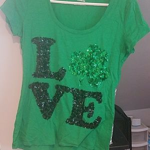 Express St Patricks day tee shirt