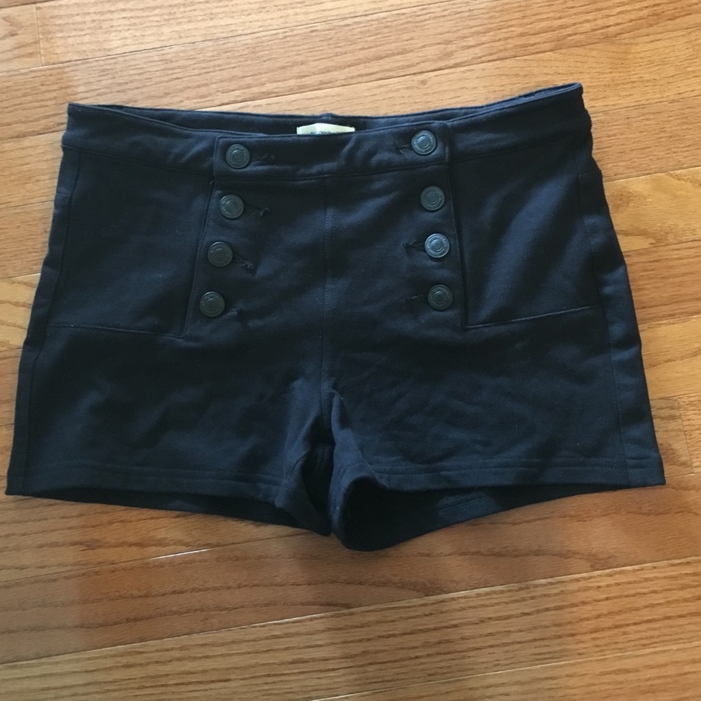 High waisted black shorts! (Very Cute!)