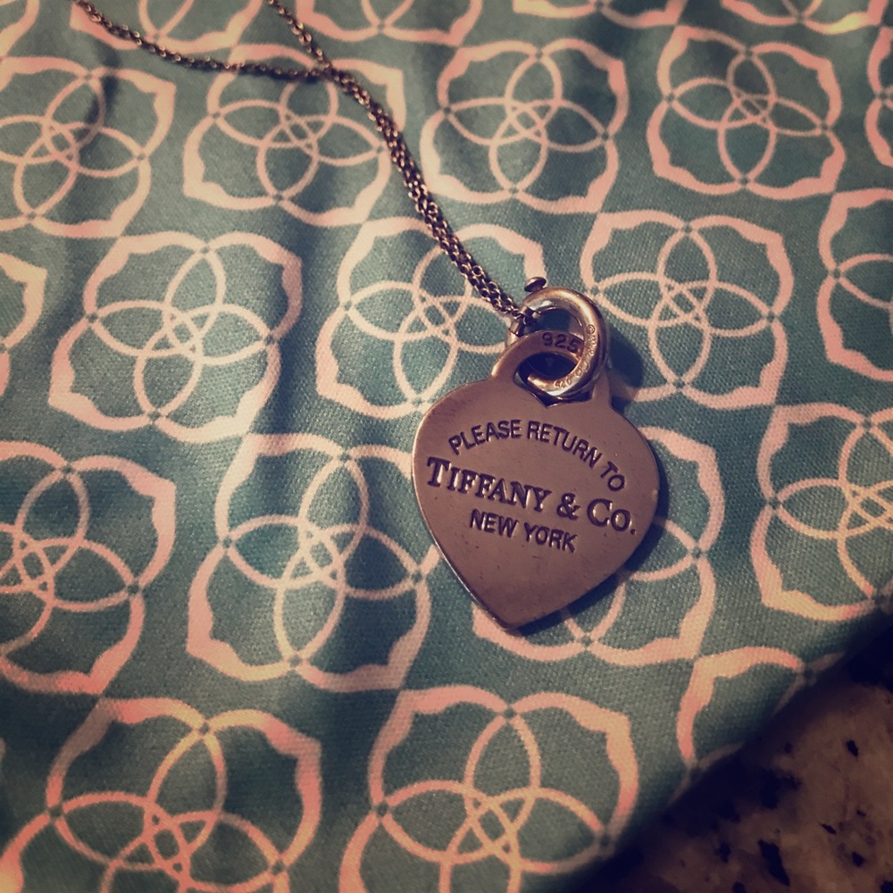Barely worn Tiffany's heart necklace