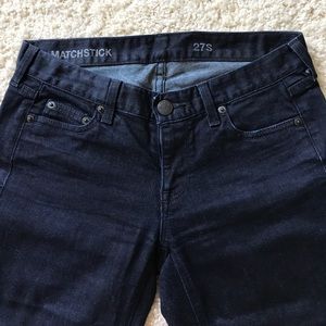 J Crew Matchstick Dark Wash