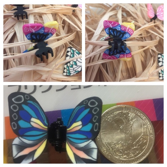 🦋 Seven Butterfly Claw Hair Clips  🦋 - Picture 8 of 8