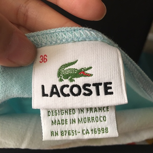 sporty chic Lacoste tube top - Picture 4 of 5