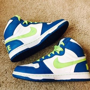 Blue & Green Nike Dunks