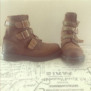 Dr. Marten Women's Boots - Hayley Dark Brown