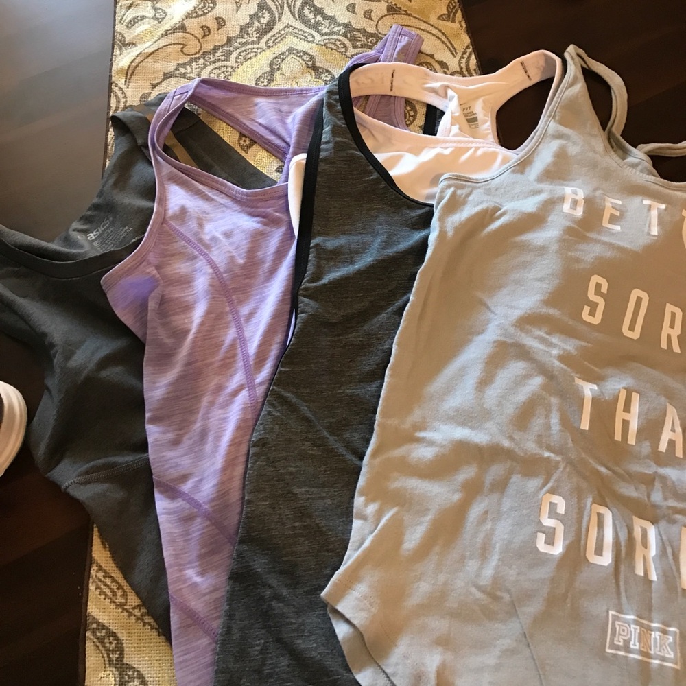 Reduced. Gym Shirts- Nike, Asics, Reebok, VS Pink