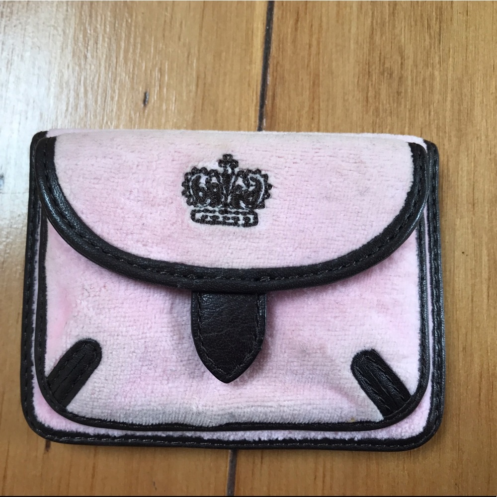Juicy Couture Pink Terry Cloth Wallet