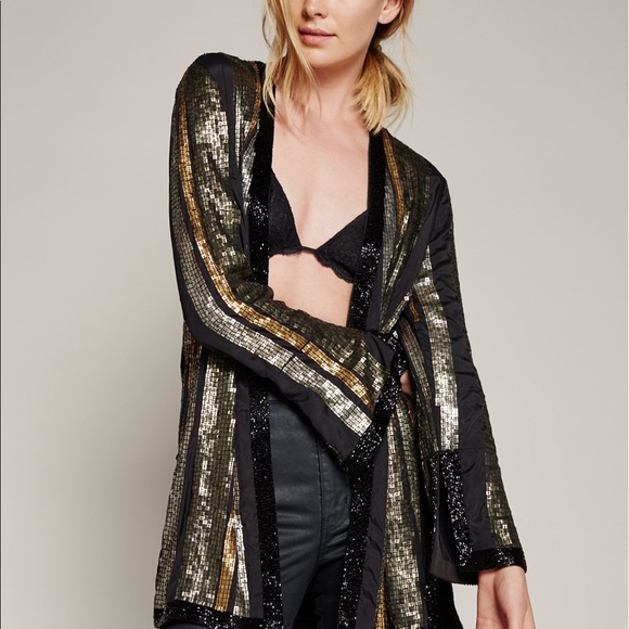 Free people striped Bianca jacket - Picture 2 of 2