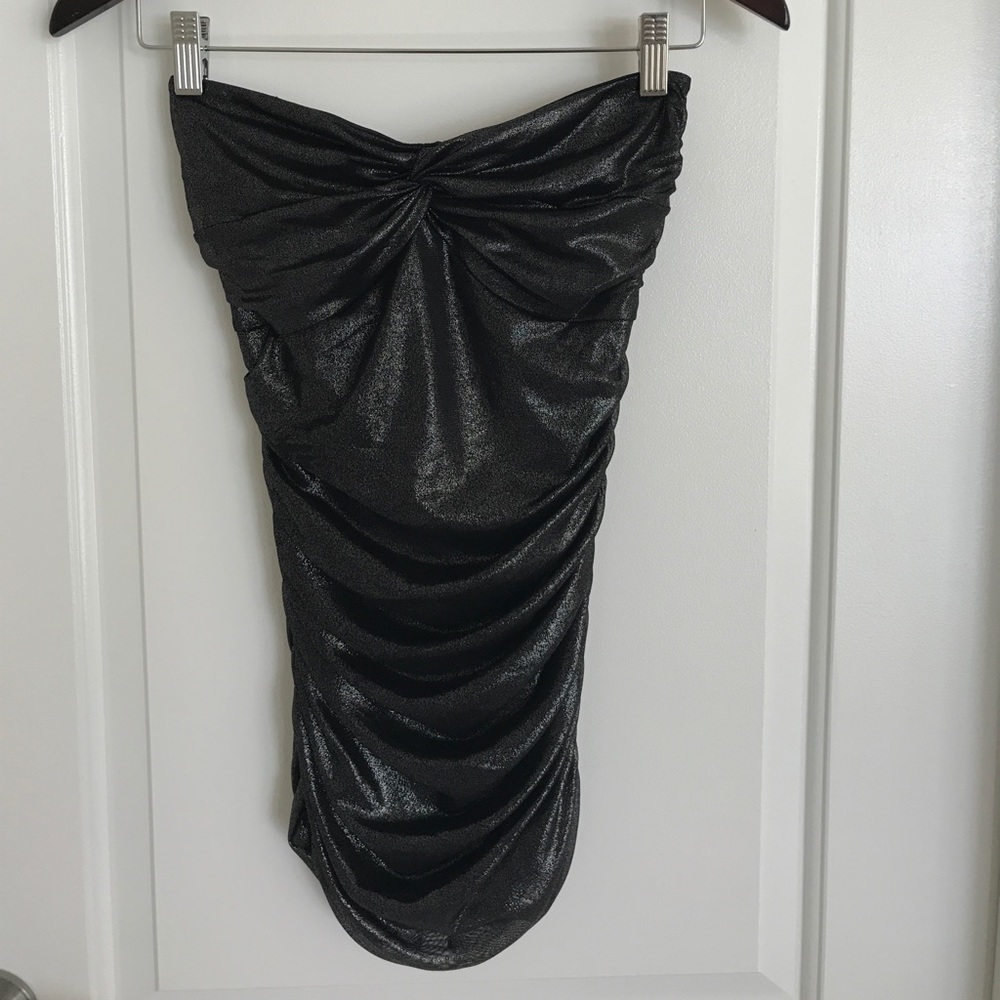 Express strapless top, size s