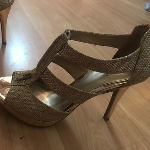 Gold heels