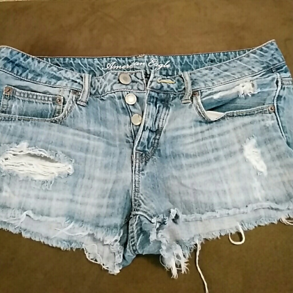 American eagle jean shorts