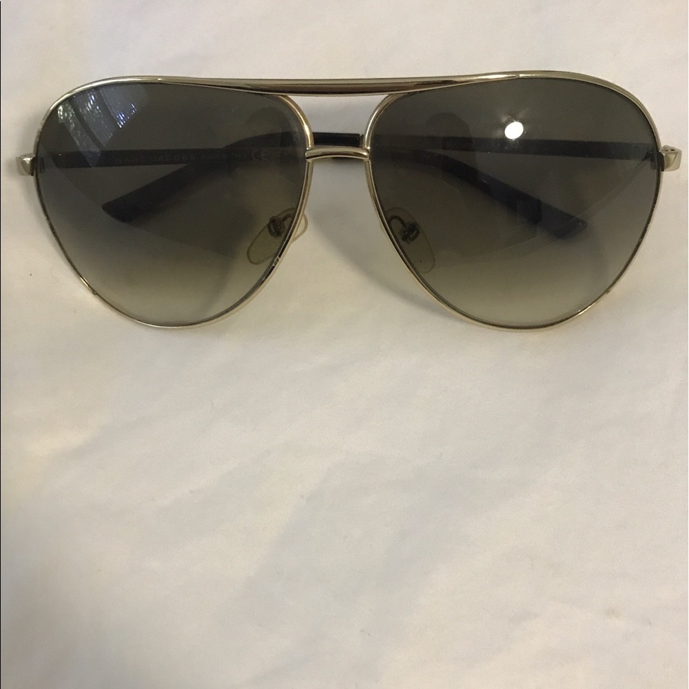 Marc jacobs gold aviator sunglasses
