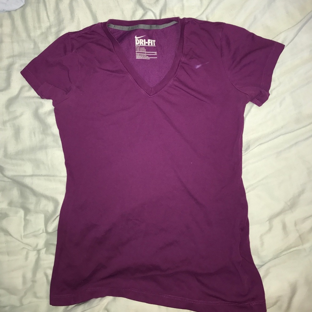 Purple Nike tee