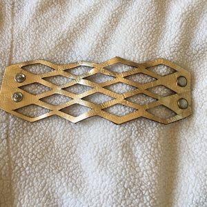 Leather gold bracelet ⚜️