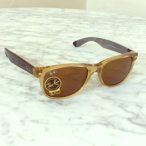 Ray Bans - brand new, classic wayfarer, caramel