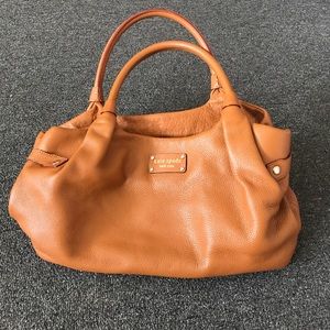 Kate Spade tan Stevie leather handbag