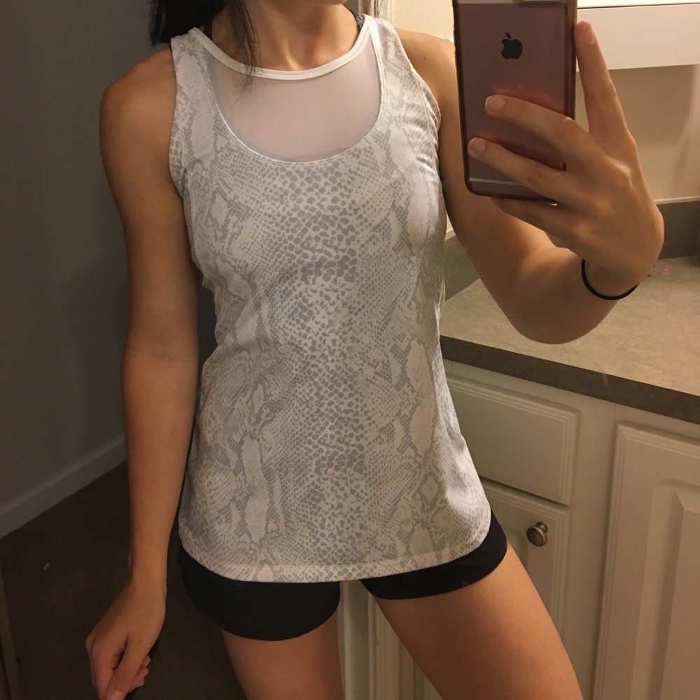 Lululemon animal print workout tank