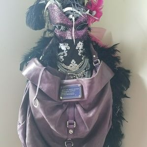 Marc Jacobs Purple Distressed Leather Bag