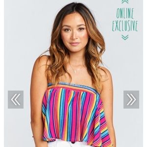 ISO!! Show me your mumu striped off the shoulder
