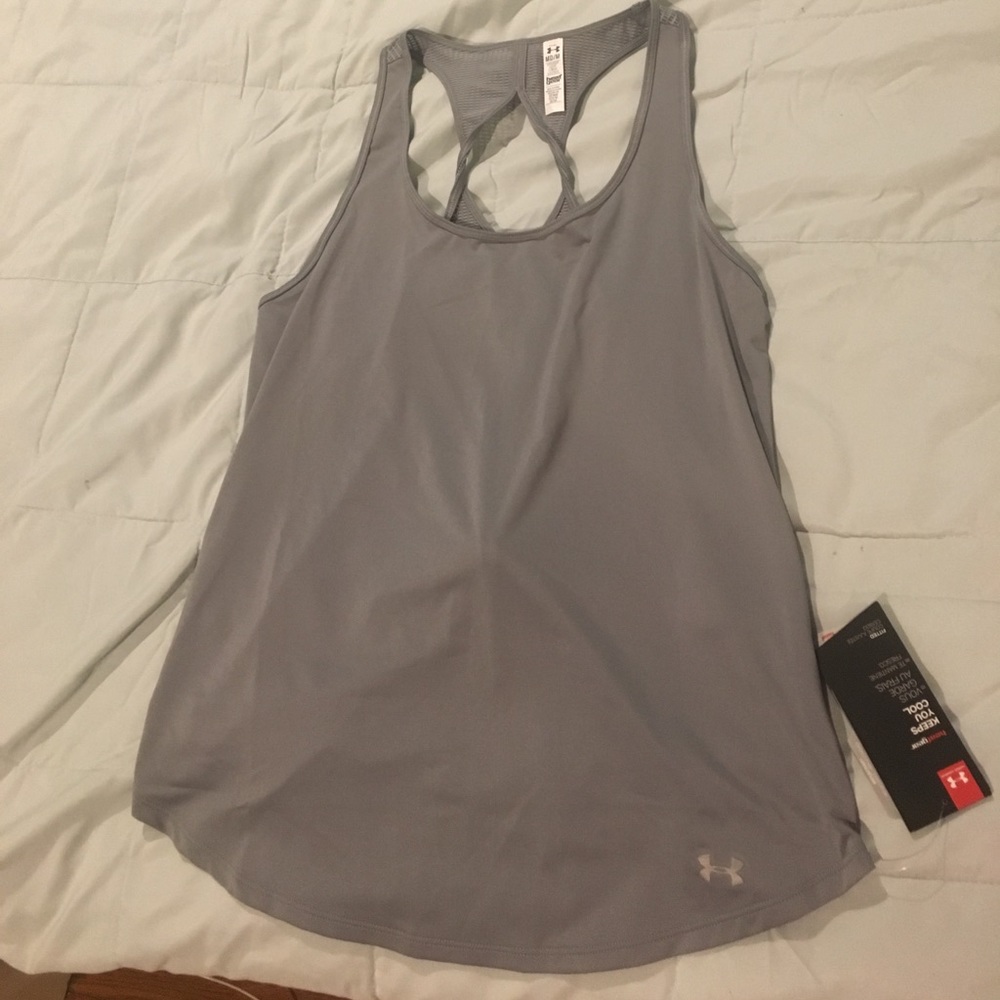 NWT Under Armour Gray Workout Tank