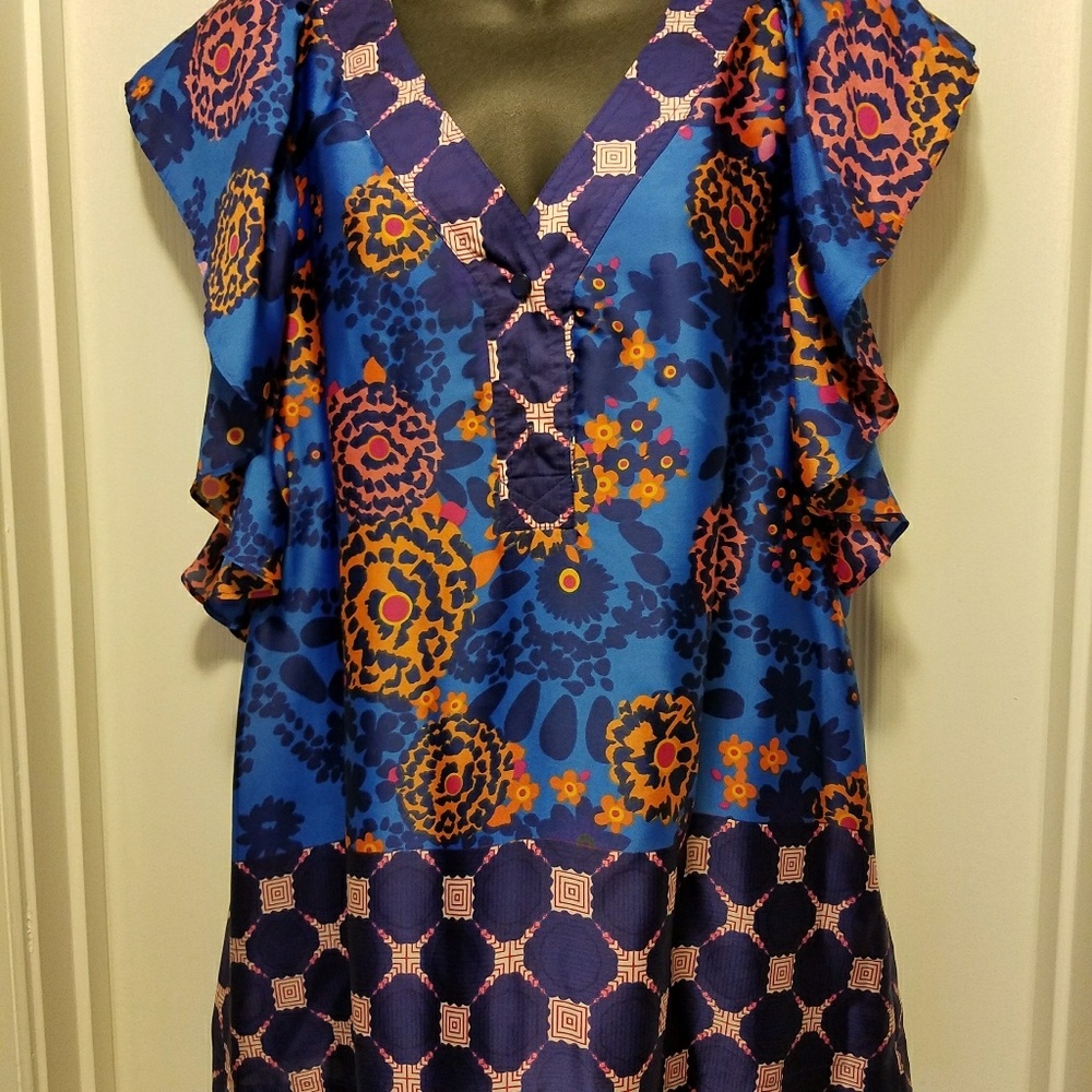 Anthropologie Silk Tunic