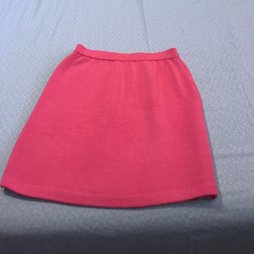 Hot pink St John Knit skirt