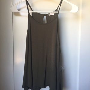 Adorable Halter Neck Top (olive green)