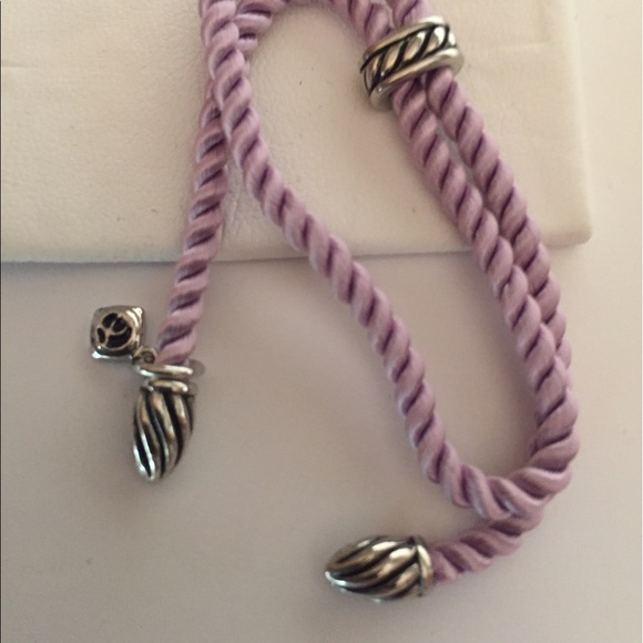 💢SOLD💢DY Silk Cord Purple Bracelet (Ea) - Picture 2 of 6
