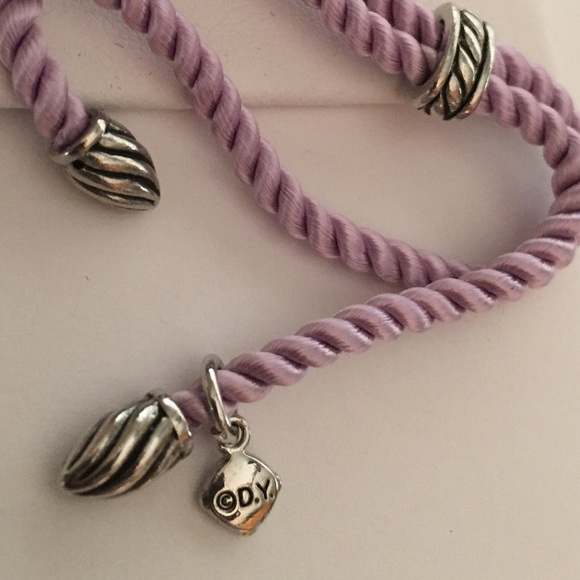 💢SOLD💢DY Silk Cord Purple Bracelet (Ea) - Picture 4 of 6